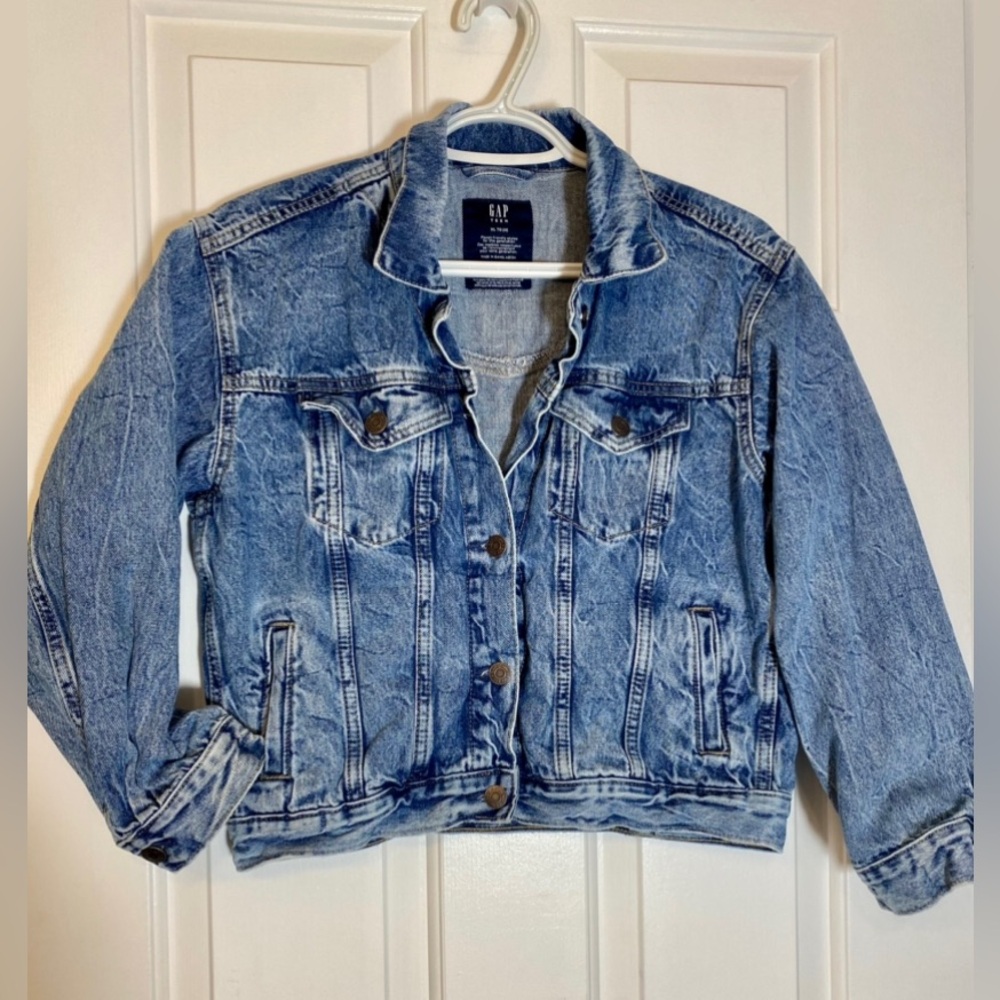 GAP Blue Denim Jacket Teen Size XL 12